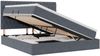 vidaXL LED-Speicherbett mit Matratze Dunkelgrau 180 x 200 cm Samt 3372742 Bild 2