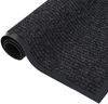 vidaXL Fußmatte Gestreift 80x120 cm Anthrazit 331609 Bild 2