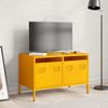 vidaXL TV-Schrank Senfgelb 68x39x43,5 cm Kaltgewalzter Stahl 851235 Bild 3