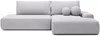 Vente-unique - DAVISO Sofa Stoff Grau - B 164 cm x H 87 cm x L 276 cm Bild 3