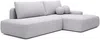 Vente-unique - DAVISO Sofa Stoff Grau - B 164 cm x H 87 cm x L 276 cm Bild 4