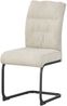 Schwinger-Stuhl 2er Set Rom Stühle in Creme - gemütliches Design - B/H/T: 47x94x61 cm Bild 4