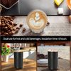 EXTSUD Thermobecher 410ml 316 Edelstahl Kaffeebecher, Digitalanzeige Thermobecher, 316-Edelstahl und Keramik, Travel Coffee Mug, Isolierter auslaufsicher Termokaffeebecher Bild 4