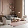 KADIMA DESIGN Teppich LECH Wohnzimmer Waschbar Schlafzimmer Wohnzimmerteppich Esszimmer Uni, Läufer, Höhe: 9 mm, Rosa, 60x110 cm, Modern Esszimmerteppich Fußbodenheizung Waschbar Bild 3