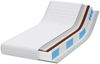 vidaXL Matratze Weiß 100 x 200 cm Taschenfeder 4106430 Bild 3