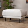Bronx71 Hocker Denver Stoff rechteckig off white Bild 3