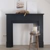 Grafelstein Konsole Kaminkonsole SCANDIC aus Holz Kaminumrandung schlicht Dekokamin Nordic Bild 1