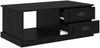 vidaXL Couchtisch Schwarz Eichen-Optik 90 x 50 x 35 cm Holzwerkstoff 881363 Bild 5