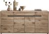 Sideboard >Bellano< in Viking Oak Dekor, MDF, Spannplatte - 185x87x44cm (BxHxT) Bild 1