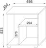 VCM Beistelltisch & Couchtisch Zeito 911270 Weiß H. 55 x B. 50 x T. 30 cm Bild 4
