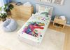 Carpe Sonno Kinderbettwäsche 135x200 Leuchtende Bettwäsche für Kinder, Jungen – Dinosaurier, Renforcé, 2 teilig, Bettbezug für Kinder 100% Baumwolle, Bettzeug GLOW IN THE DARK Bild 3