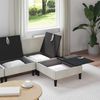 vidaXL Wohnzimmergarnitur mit Kissen mit Speicher 4 pcs Creme Samt 3413765 Bild 3