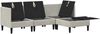 vidaXL Wohnzimmergarnitur mit Kissen mit Speicher 4 pcs Creme Samt 3413765 Bild 4