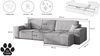 Kaiser Möbel Ecksofa mit schlaffunktion und bettkasten, Eckcouch BEST XL stoff Poso, Mit Bettfunktion und Bettzeugfach Bild 2