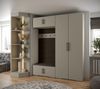 ABIKS MÖBEL Kompaktgarderobe INOVA 3 SATZ 18 Möbelset, Garderobe mit Kleiderstange und Regalen Bild 2