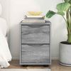 vidaXL Nachttisch Graues Sonoma 30,5 x 30 x 43 cm Holzwerkstoff 888809 Bild 4