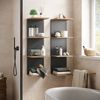 Wandregal Paolo Anthrazit 30 x 95 cm 2er Set Vicco Bild 5