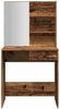 vidaXL Schminktisch mit Spiegel Altholz-Optik 74,5x40x141 cm 857007 Bild 4