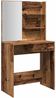 vidaXL Schminktisch mit Spiegel Altholz-Optik 74,5x40x141 cm 857007 Bild 2