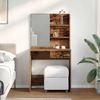 vidaXL Schminktisch mit Spiegel Altholz-Optik 74,5x40x141 cm 857007 Bild 3
