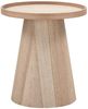 Beistelltisch Maud aus MDF-Holz, skandinavisches Design, rund, Natur, Ø 45 cm Bild 5
