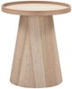 Beistelltisch Maud aus MDF-Holz, skandinavisches Design, rund, Natur, Ø 45 cm Bild 4