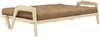 KARUP DESIGN GRAB Schlafsofa Gestell Natur Matratze Mocca Bild 2