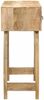 vidaXL Konsolentisch 90x32x75 cm Raues Massivholz Mango 4104519 Bild 3