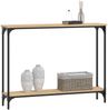 Konsolentisch, Beistelltisch, Konsole Sonoma-Eiche 100x22,5x75 cm Holzwerkstoff Bild 3