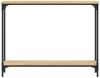 Konsolentisch, Beistelltisch, Konsole Sonoma-Eiche 100x22,5x75 cm Holzwerkstoff Bild 4