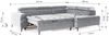 Ecksofa Schlafsofa Sofa AGNESA Stoff Salvador Hellbeige Ottomane Rechts Bild 3