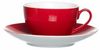 Ritzenhoff & Breker Doppio Obere, Obertasse, Ober Tasse, Geschirr, Porzellan, Rot, 200 ml, 516104 Bild 4