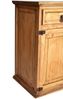MiaMöbel Mexico Sideboard mit Glas Glas, Massivholz Pinie Landhaus Mexiko Möbel Mexikanisch Bild 5