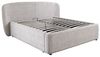 riess-ambiente Boxbett ART DECO 180x200 cm greige - Bouclé, Stauraum & Lattenrost, FSC-Holz (Einzelartikel, 1-St), Rundumbezug & stilvolles Design - ideal für moderne Schlafzimmer Bild 4