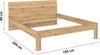 rauch Bett FLEXX, Eiche Artisan, 185 x 90 x 209 cm Bild 4