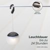Skandika LED Gartenleuchte Campinglampe Tufjord, aufladbar, Zeltlampe, hängend, 3 Lichtmodi, 180 - 200 Lumen, 3000 K Warmweiß, Akku 2000 mAh, Micro-USB Anschluss Bild 4