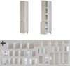 Apothekerschrank Fame-Line GrauBeige 30 cm Vicco Bild 5