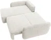 Vente-unique - PLUFATI Sofa Stoff Weiß - B 165 cm x H 83 cm x L 230 cm Bild 3