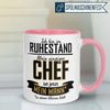 Momentals Tasse Rentnerin – „Mein einziger Chef ist jetzt mein Mann“ – Rente Frau, Gratis Versand · Links-&Rechtshänder · Spülmaschinenfest Bild 2