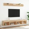 vidaXL 5-tlg. Wohnwand mit LED-Beleuchtung Sonoma-Eiche Holzwerkstoff 3216684 Bild 4