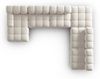 Micadoni Modulares Panorama Ecksofa Bellis 7-Sitzer Rechts Samt Bluvel Dunkelbeige Bild 5