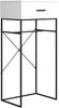 trendteam smart living - Strike - Beistelltisch - Weiß/Schwarz - Wohnzimmertisch auf robustem Metallgestell - (BxHxT) 60 x 132 x 48 cm - praktische Schublade Bild 2
