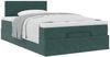 vidaXL Ottoman-Bett mit Matratze Dunkelgrün 120x200 cm Samt 3311696 Bild 5