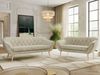 Skandinavisches Sofa Set PIRS 3-2, Komplettset, Wellenfederung, Buche Füße, Sitzgruppe, Polstermöbel Set - Beige Velvet Bild 4