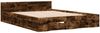 vidaXL Bettgestell mit Schubladen Räuchereiche 140x190cm Holzwerkstoff 3280766 Bild 3