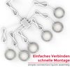 B.K.Licht LED Unterbauleuchte 6er Set LED Schrankleuchten 6x 1,8W 6x 170lm - BKL1187, LED fest integriert, 3.000K LED Küchenlampen Vitrinenbeleuchtung Kippschalter Bild 4