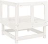 vidaXL Garten-Ecksofas 2 Stk. Weiß Massivholz Kiefer 825395 Bild 5