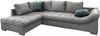 Polsterecke >Althea< Schlaffunktion, Rutsche, Bezug silber - 298x65x202 (BxHxT) Bild 2