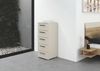 rauch Schubkastenkommode Highboard Sideboard Kommode MONTCLAR Frontauswahl Dekor/Hochglanz/Glas (in 2 Breiten: 40 oder 80 cm / Höhe 100 cm, inkl. Soft-Close-Funktion), mit 5 geräumigen Schubladen, viele Griffvarianten MADE IN GERMANY Bild 2