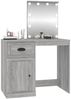 vidaXL Schminktisch mit LEDs Grau Sonoma 90x50x132,5 cm Holzwerkstoff 816774 Bild 4